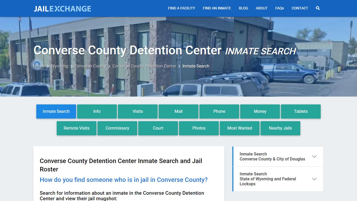 Converse County Detention Center Inmate Search - Jail Exchange